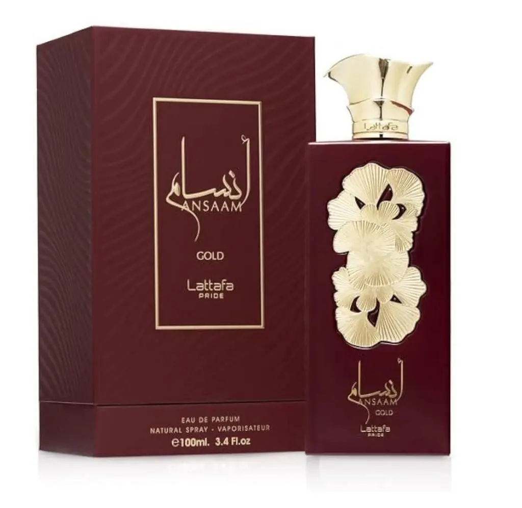 Lattafa Ansaam Gold  Fragancia Oriental Floral  100ml