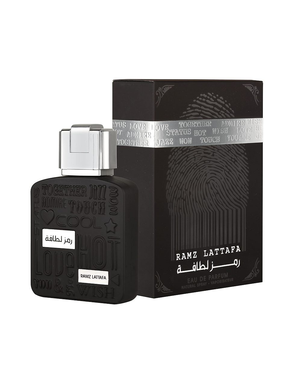 Lattafa Ramz Silver Fragancia Ámbar Vainilla 100ml