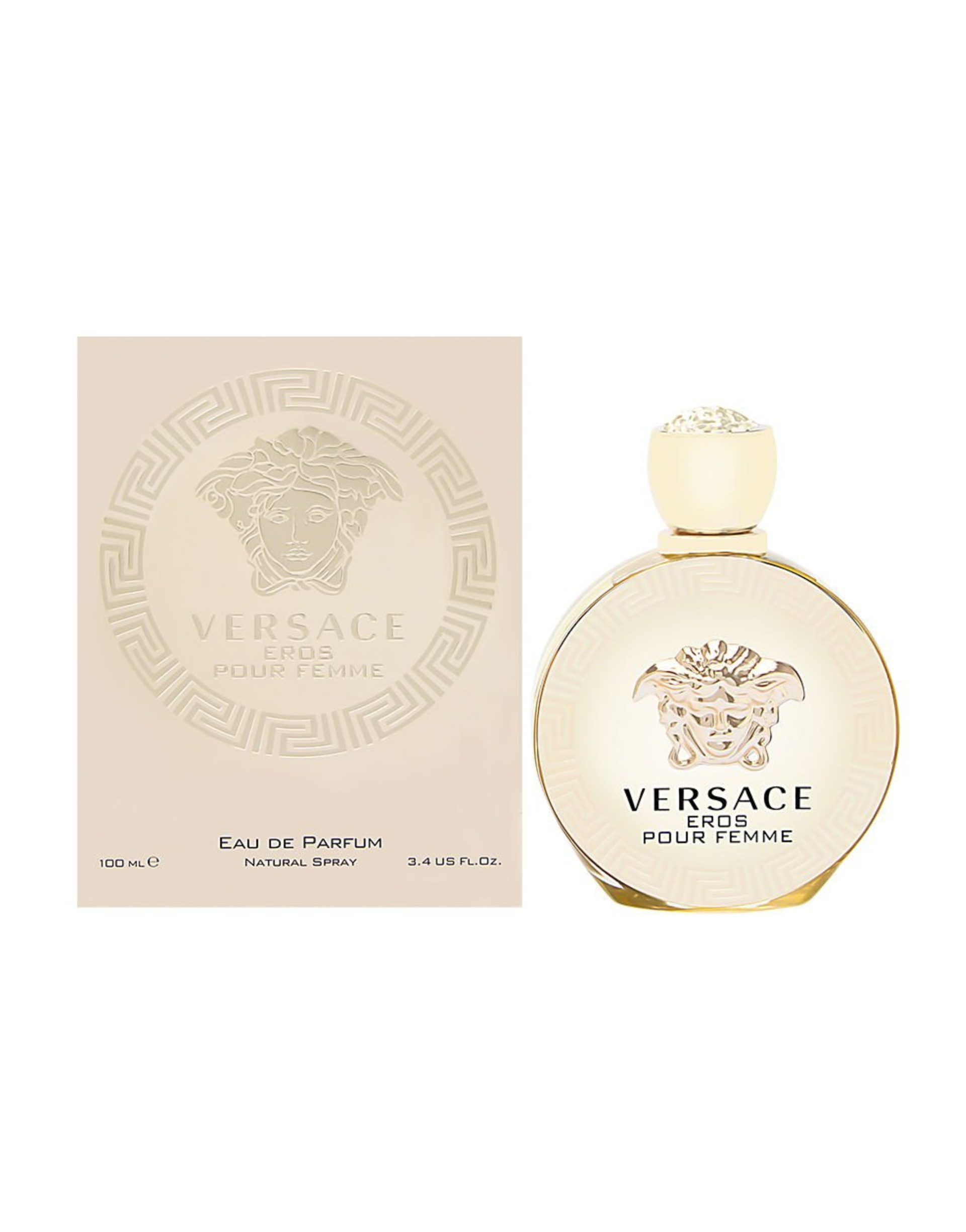 Versace Eros Pour Femme EDP  Fragancia Almizcle Floral Amaderado 100ml