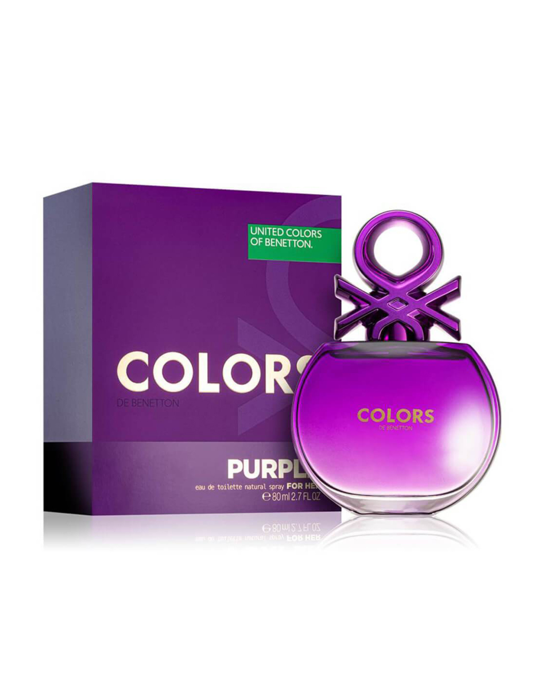 Benetton Colors Purple  Fragacia Chipre Floral  80ml