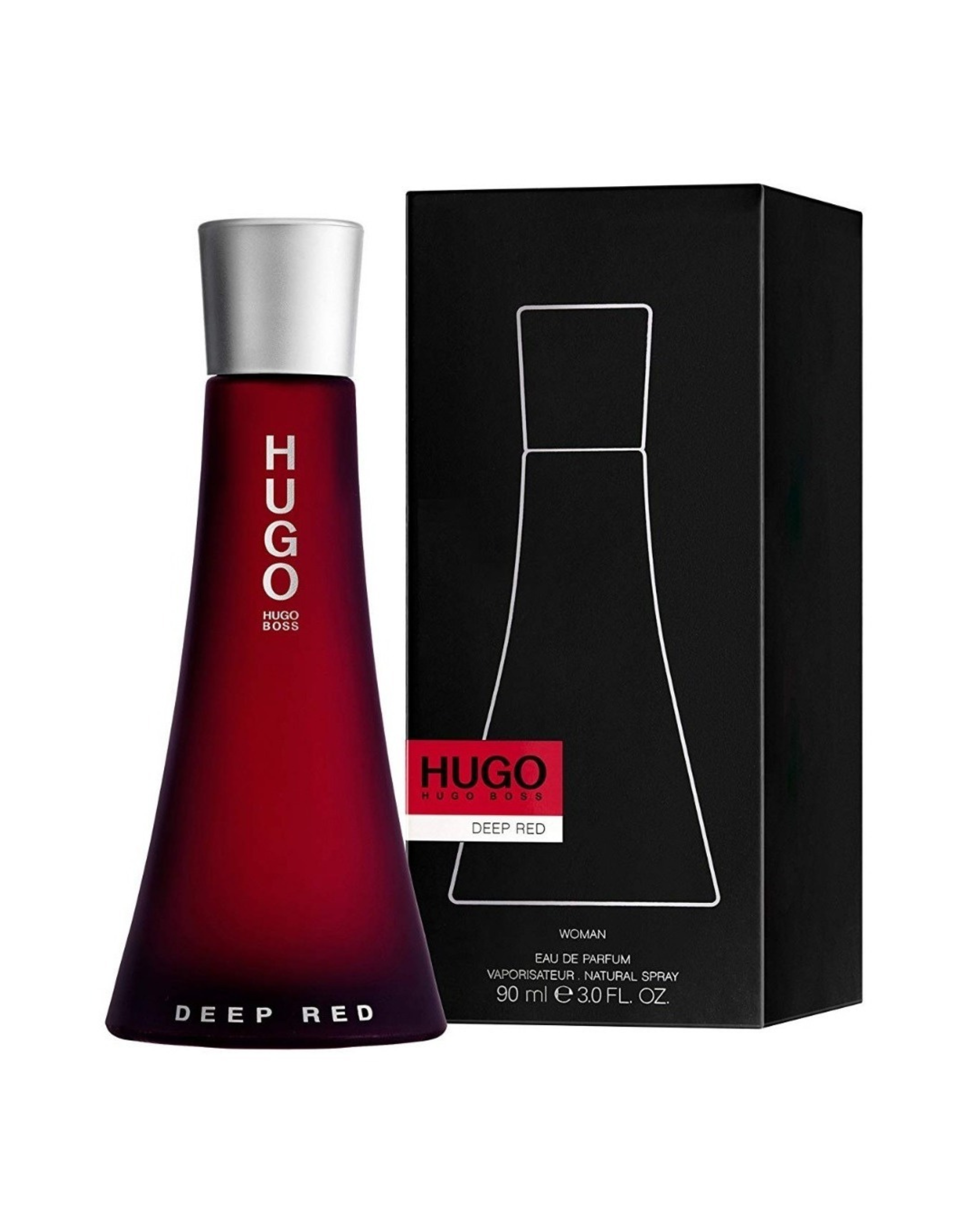 Hugo Boss Deep Red Fragancia Ámbar Vainilla 90ml