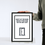 Thumbnail: Don't Let The Door... A4 - Funny Wall Art PRINTS & FRAMED OPTIONS