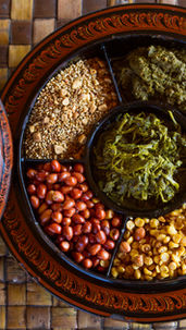 Eggplant, Lentils, and Peppers Cooked in Olive Oil (Turkish Zeytinyağlı)