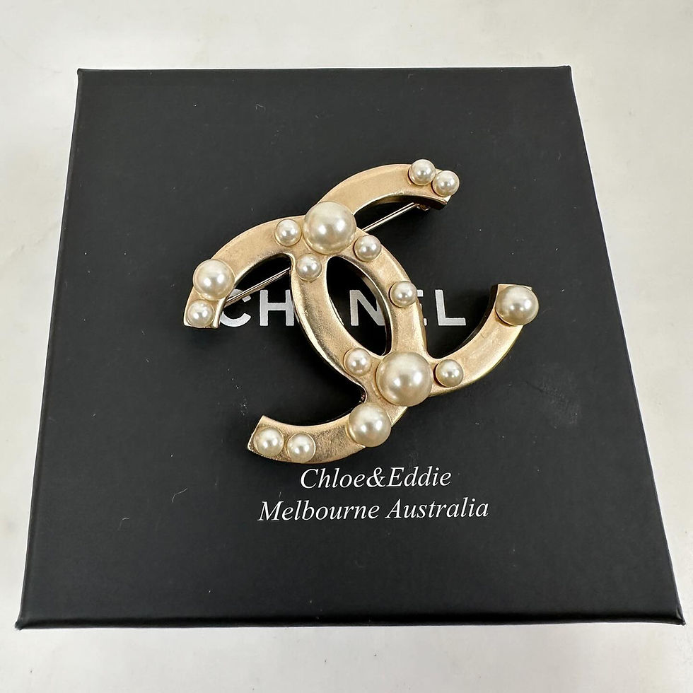 Chanel CC Brooch Costume Jewelry