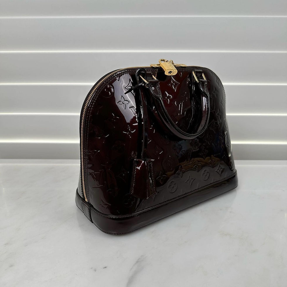 Thumbnail: Louis Vuitton Alma PM Burgundy Patent GHW (2012)