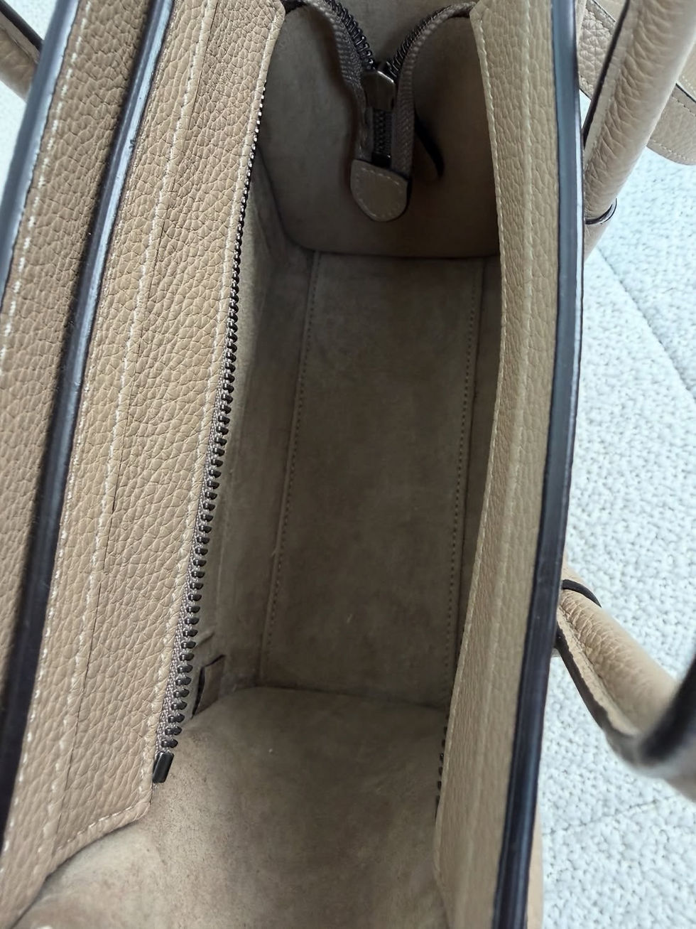 Thumbnail: Celine Nano Luggage Dark Beige (2016)