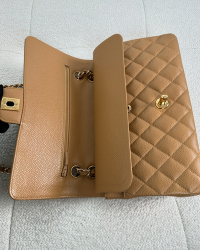 Chanel Dark Beige Vintage Classic Flap Medium (24k Gold Plating