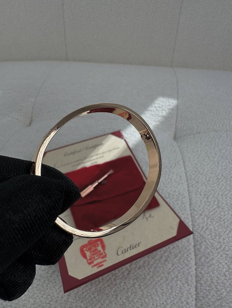 Thumbnail: Cartier Classic Love Bracelet RG Size 16 (2018)