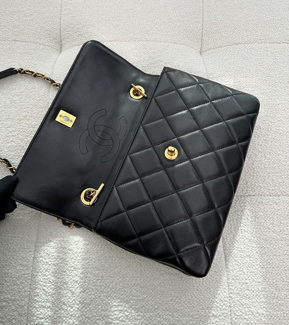 Thumbnail: Chanel Black Trendy CC Shoulder Bag GHW 21 Series