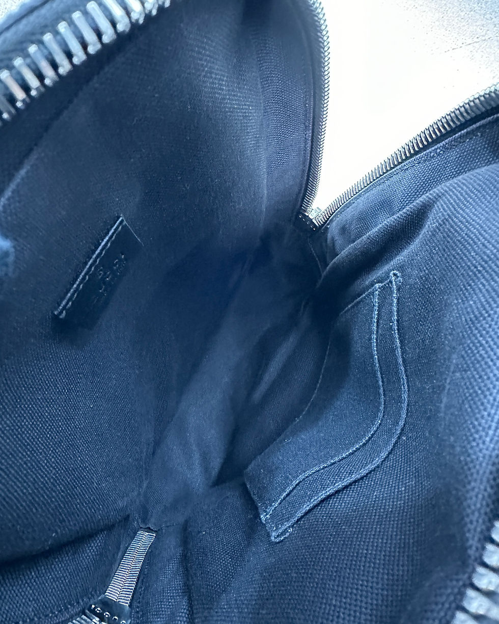 Thumbnail: Gucci GG Black Sling Backpack SHW