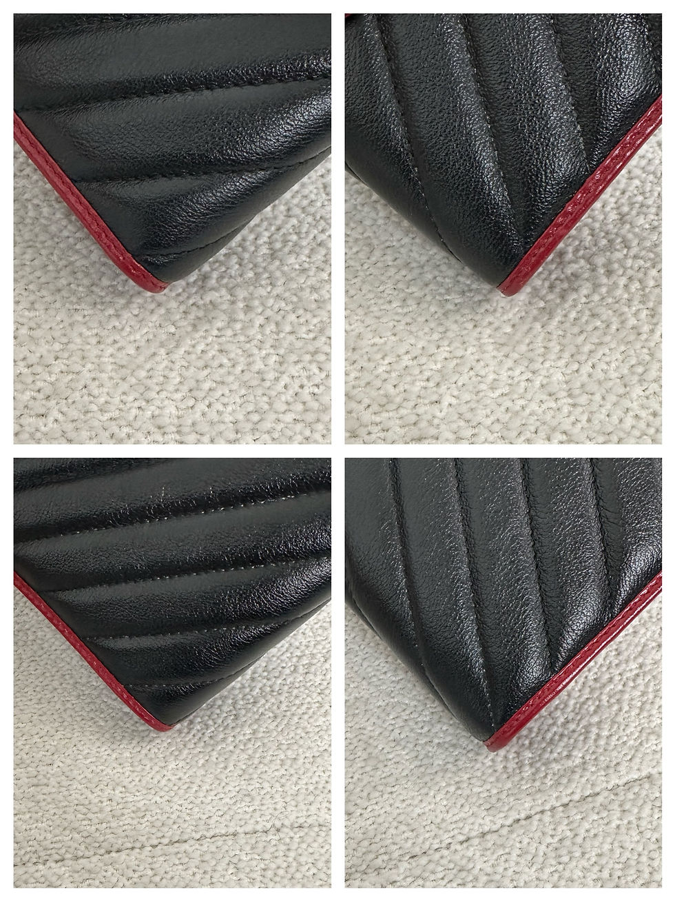 Thumbnail: Gucci Black GG Marmont Chain Wallet