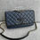 Thumbnail: Chanel Navy Caviar Filigree Flap Bag GHW 24 Series