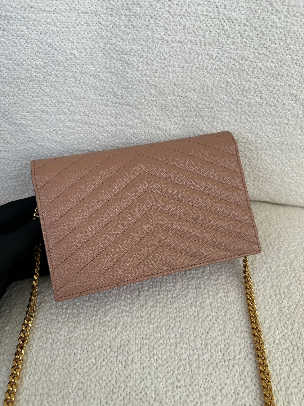 Thumbnail: Saint Laurent Cassandre Envelope Chain Wallet