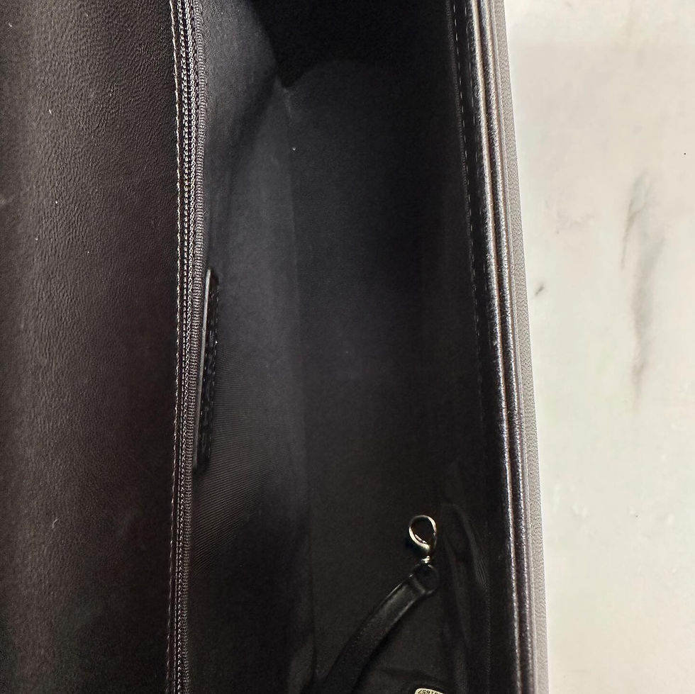 Thumbnail: Chanel Black Boy Bag Large 18 Series
