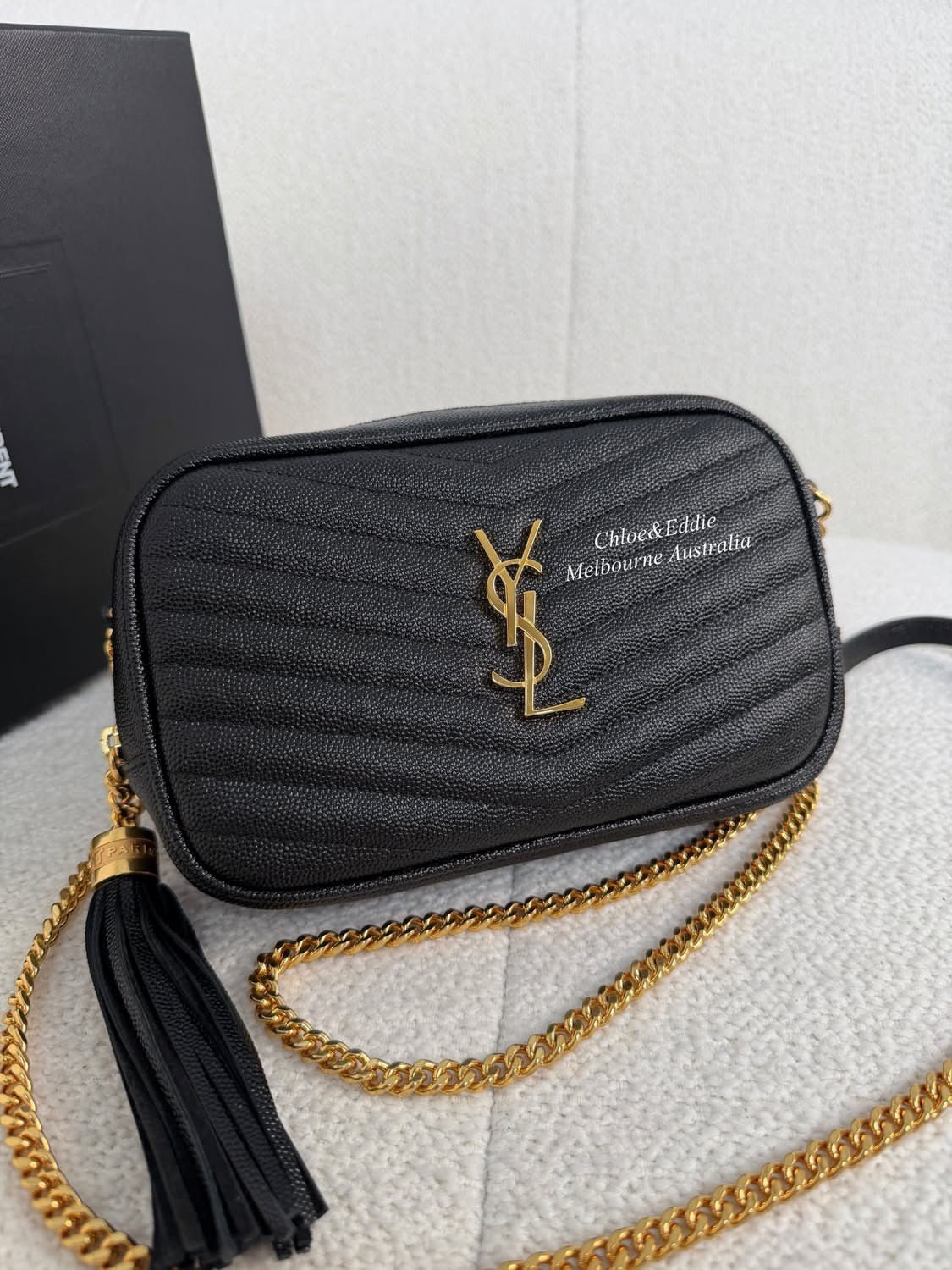 Saint Laurent Black Lou Mini Bag (2020)