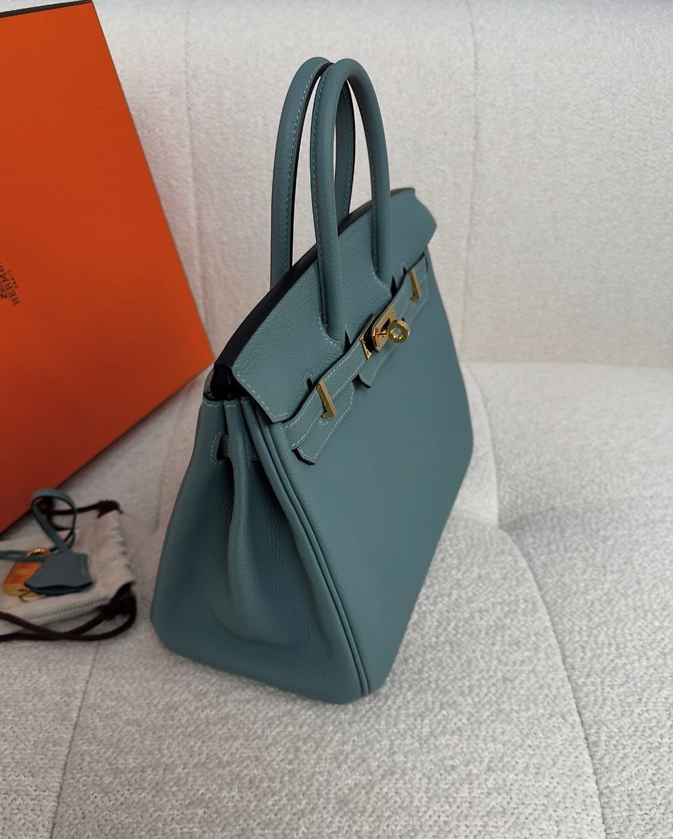 Thumbnail: Hermes Full Set Birkin 25 Ciel (2020)