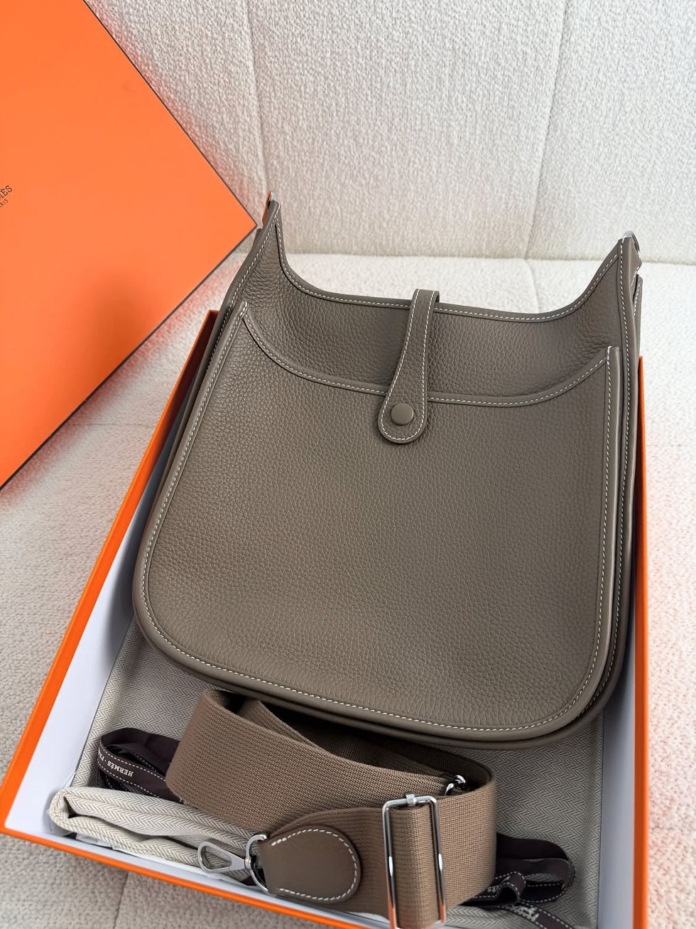 Thumbnail: Hermes Full Set Evelyne III 29 Etoupe SHW (2024)