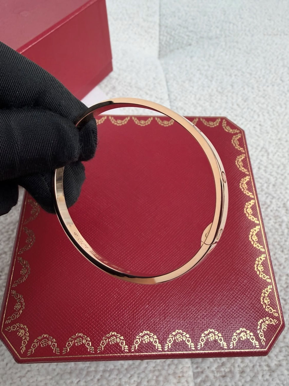 Thumbnail: Cartier Love Bracelet Small Model Rose Gold Size 17 (2020)