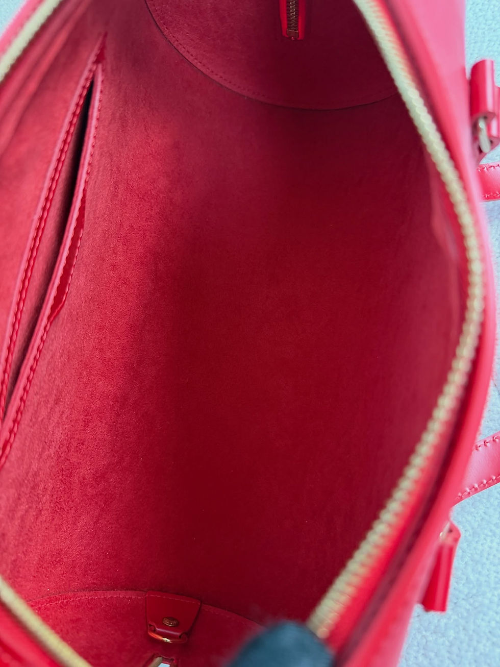 Thumbnail: Louis Vuitton Vintage Red Soufflot Bag