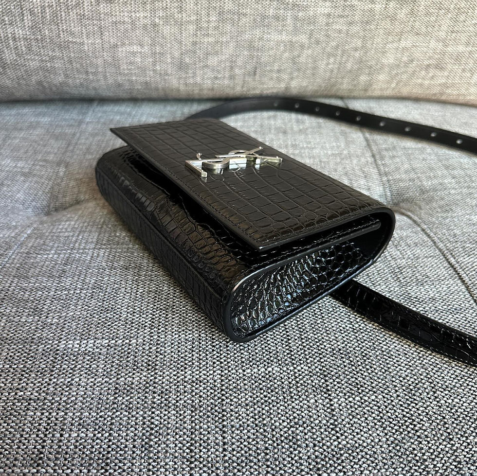 Thumbnail: Saint Laurent Black Belt Bag SHW (2019)