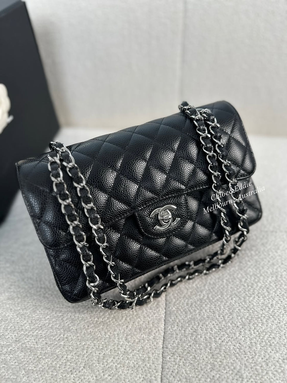 Thumbnail: Chanel Classic Flap Small Black Caviar SHW (2019)