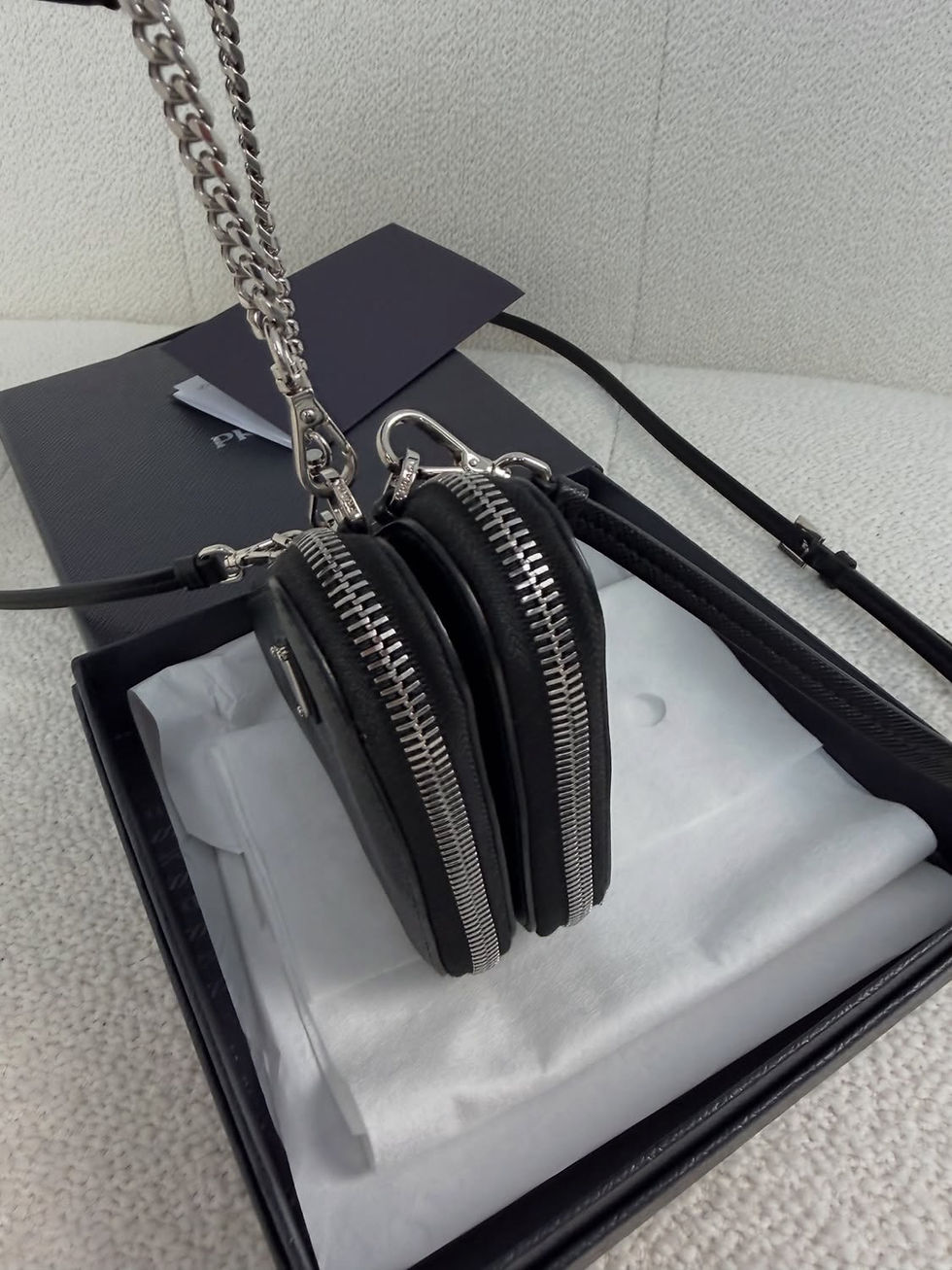 Thumbnail: Prada Mini Triangle Crossbody Pouch