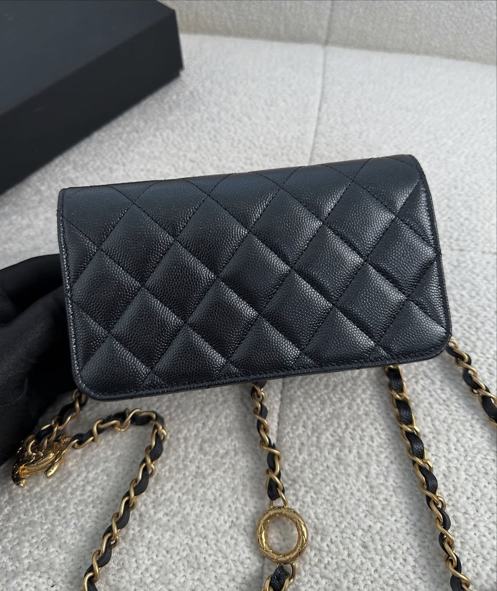 Thumbnail: Chanel Pearly Charcoal WOC GHW (2024)