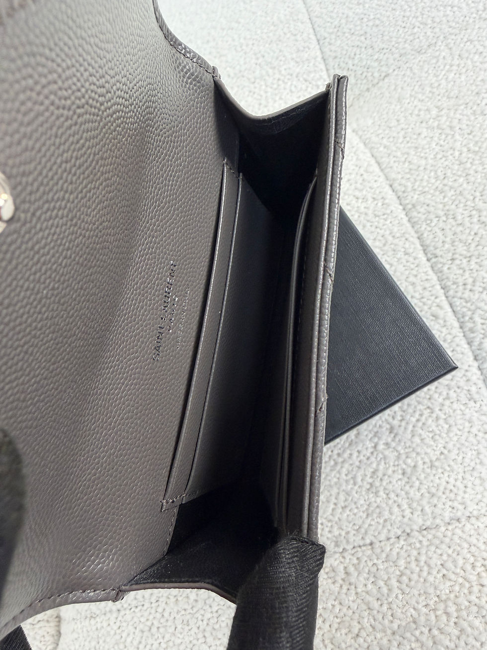Thumbnail: Saint Laurent Flap Card Holder SHW