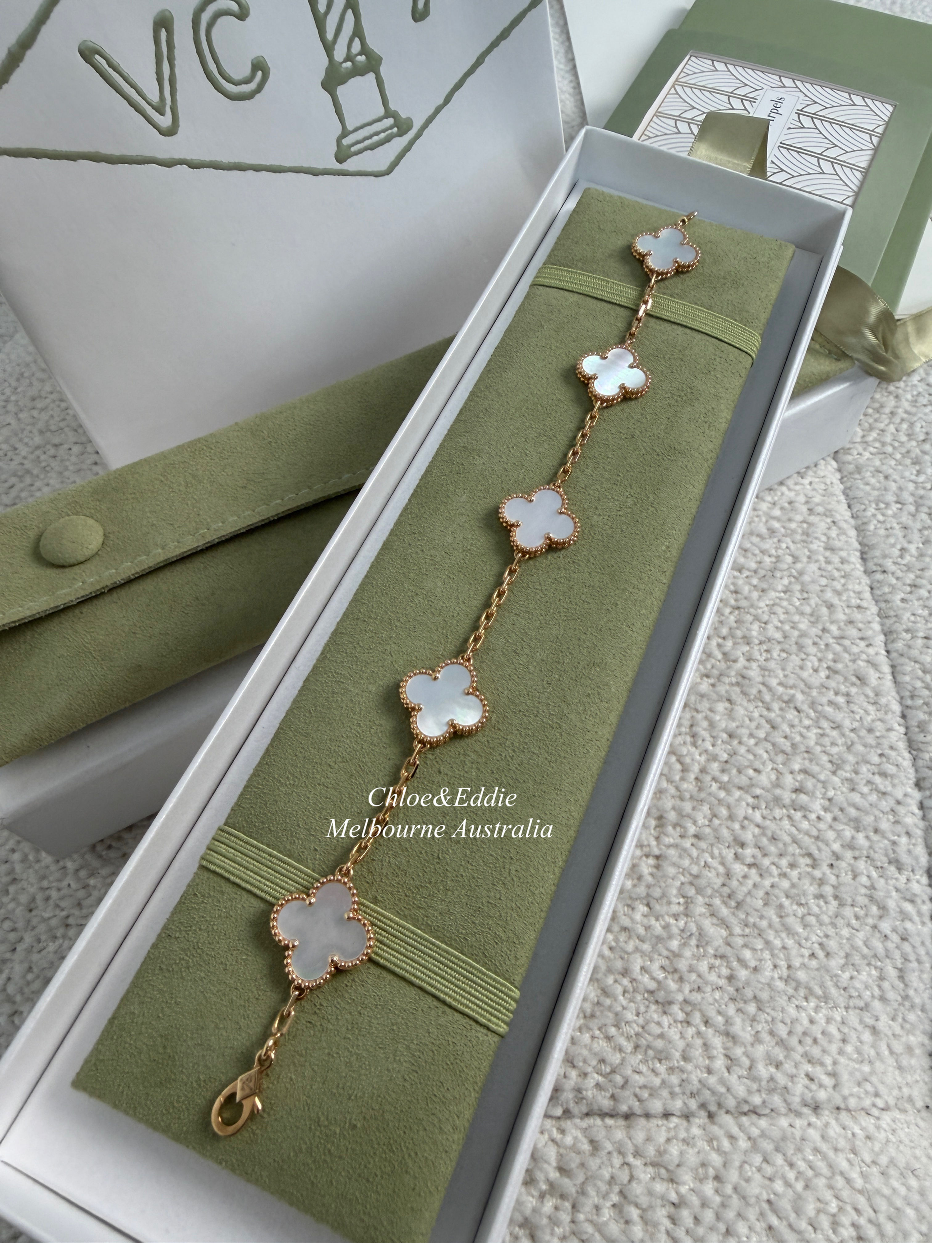 Van Cleef & Arpels Vintage Alhambra Bracelet 5 Motifs