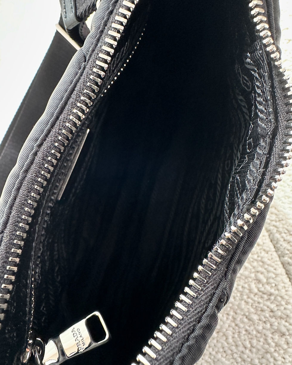 Thumbnail: Prada Black Padded Re-Nylon Bag (2023)