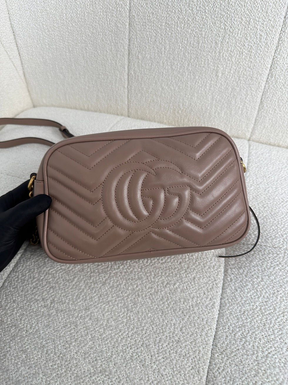 Thumbnail: Gucci Dust Pink GG Marmont Small