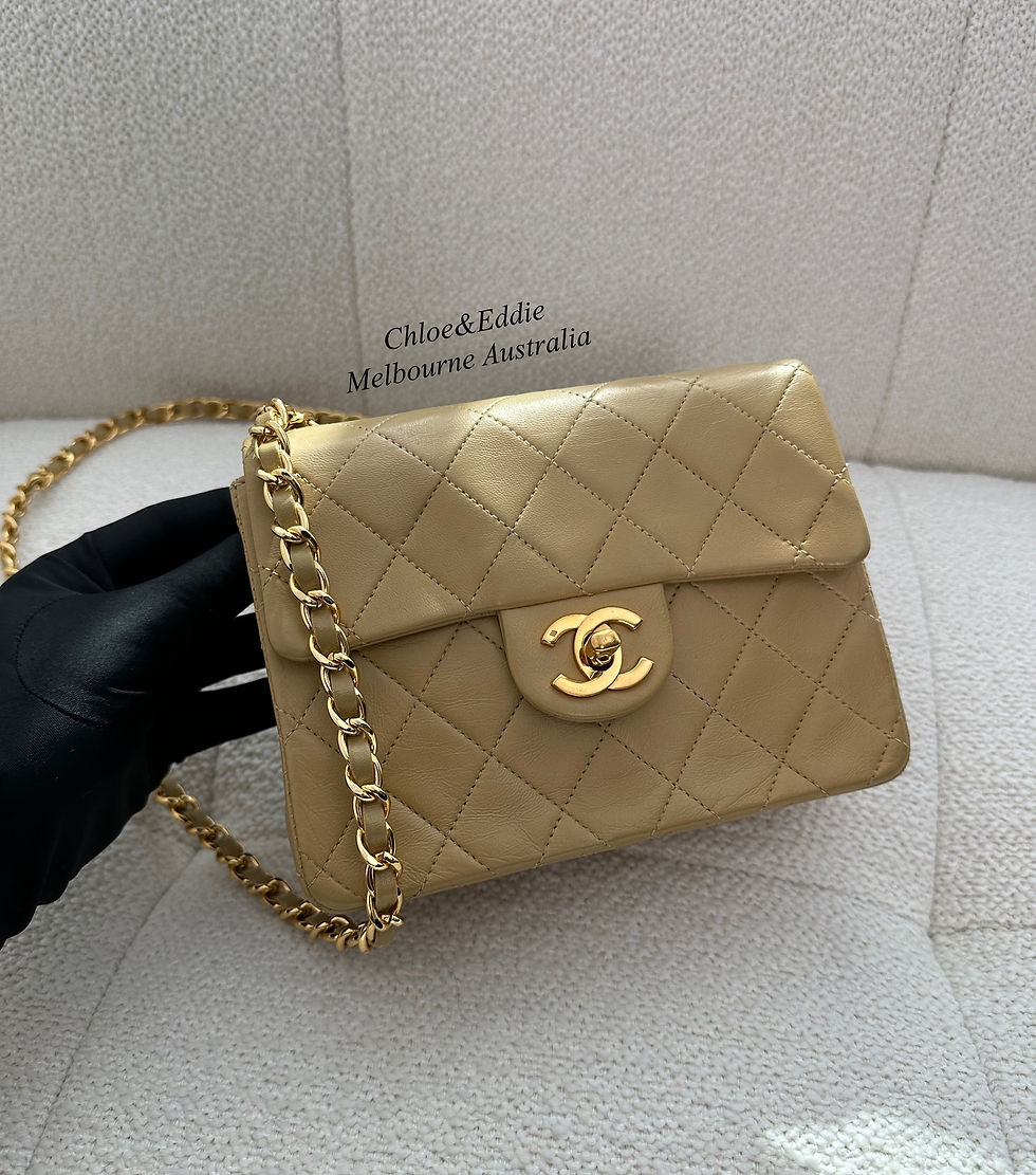 Thumbnail: Chanel Vintage Square Mini GHW 0 Series (With Replaced Strap)