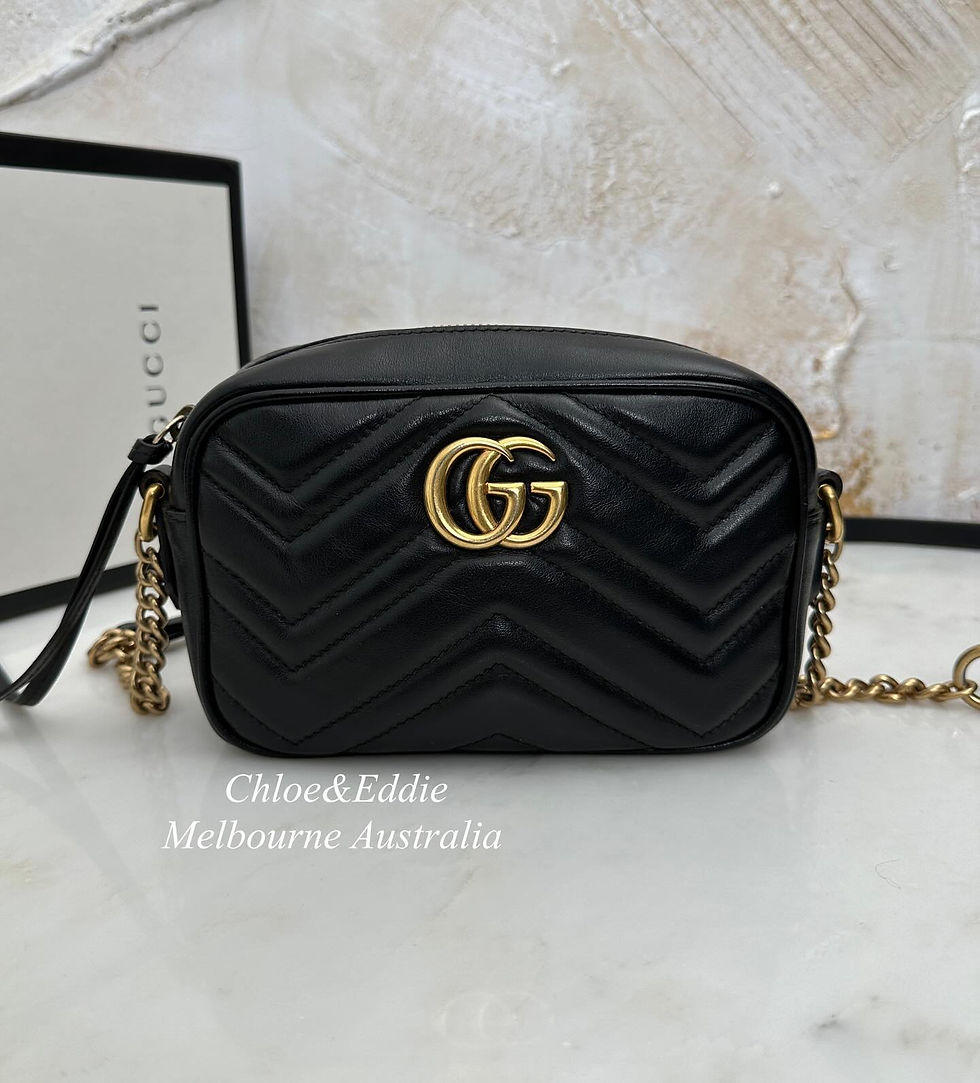 Gucci Black Marmont Mini