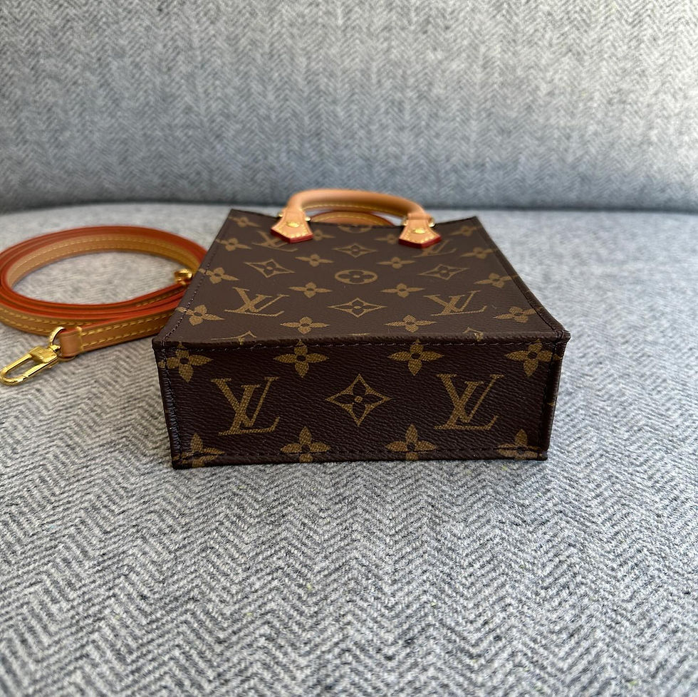 Thumbnail: Louis Vuitton Monogram Petit Sac Plat (2021, Microchip)