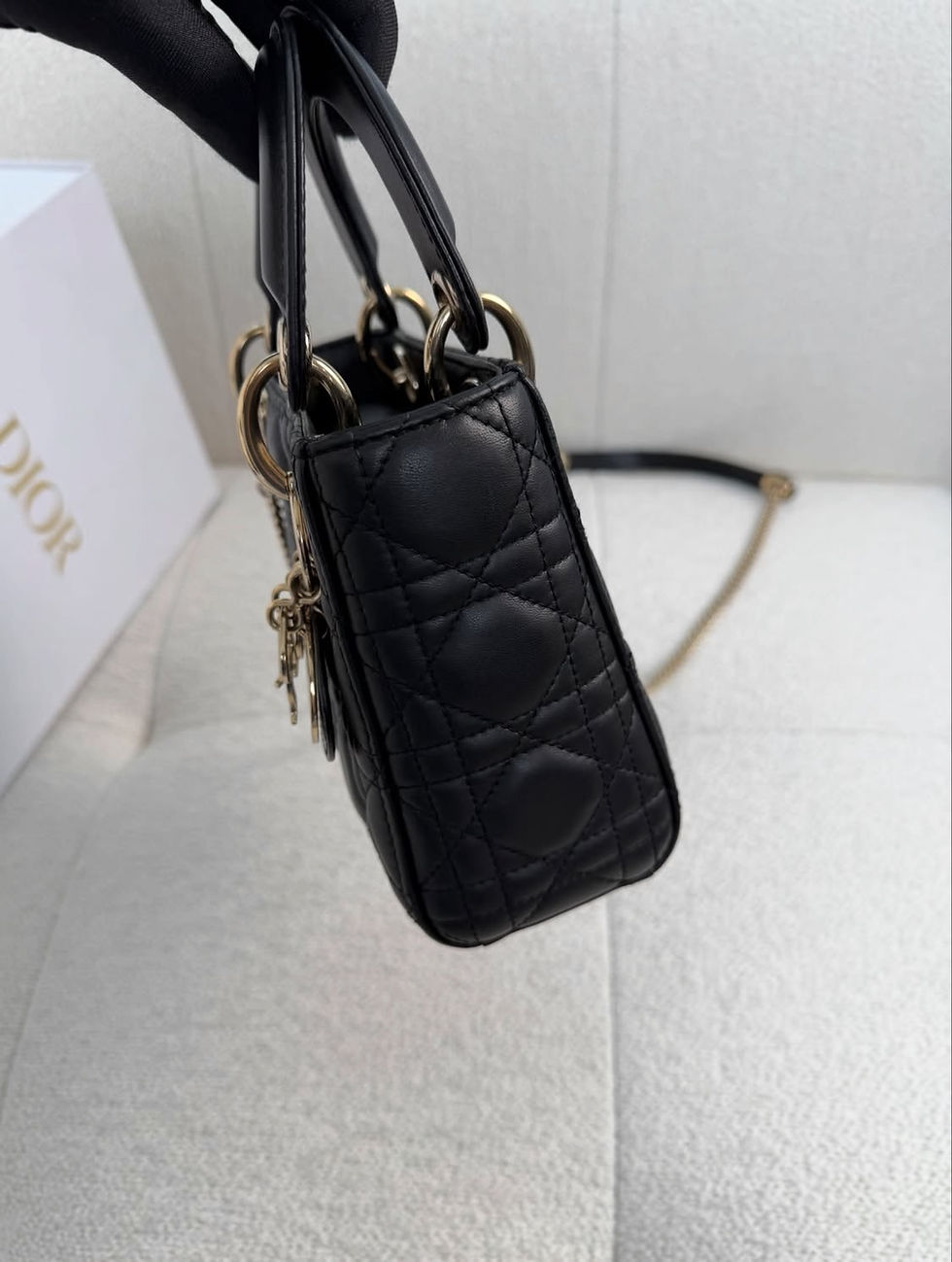 Thumbnail: Dior Full Set Lady Dior Mini GHW (2021)