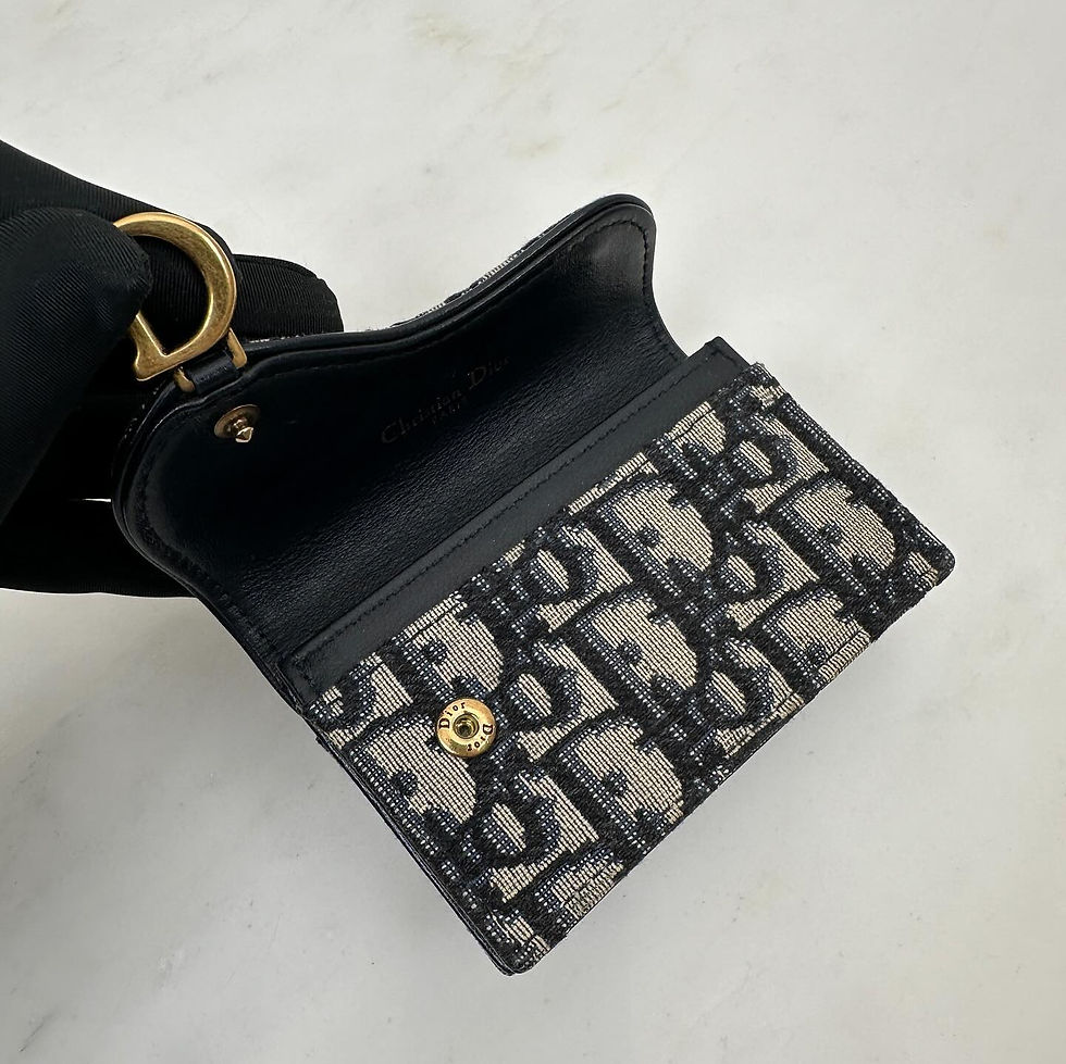 Thumbnail: Dior Saddle Card Holder 
