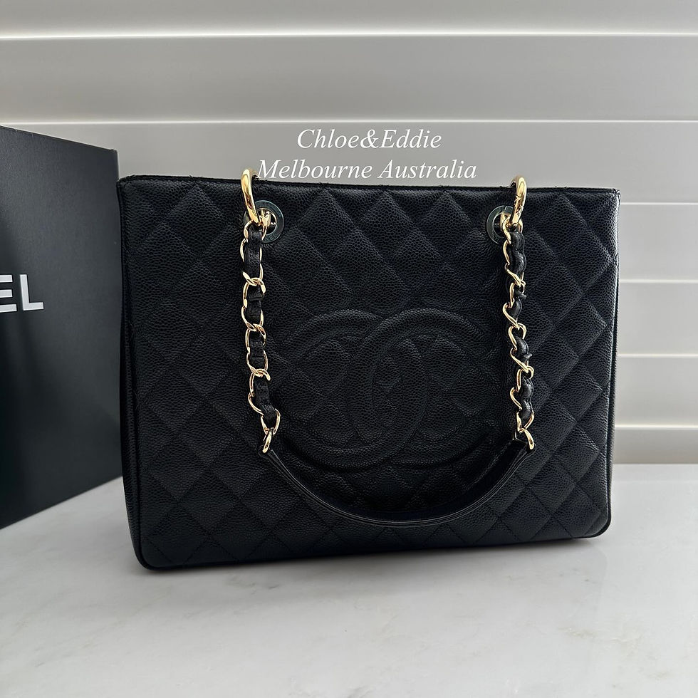 Chanel Grand Shopping Tote Balck Cavair GHW (2014)