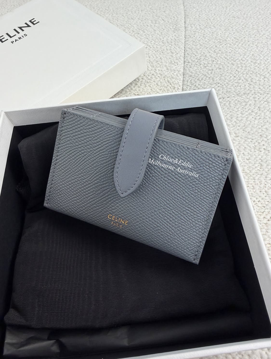 Celine Grey Card Holder