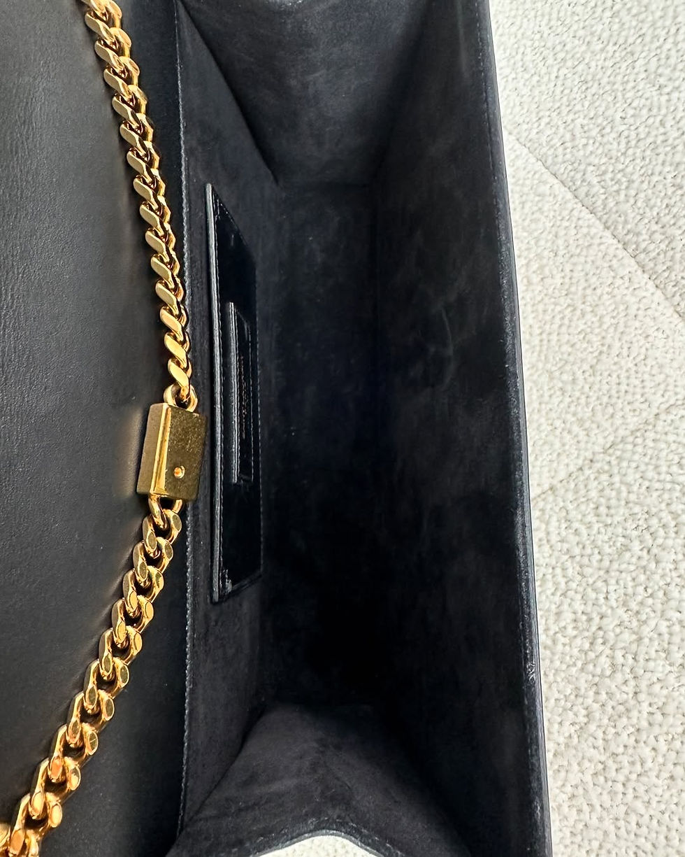 Thumbnail: Saint Laurent Black Medium Kate GHW (2014)