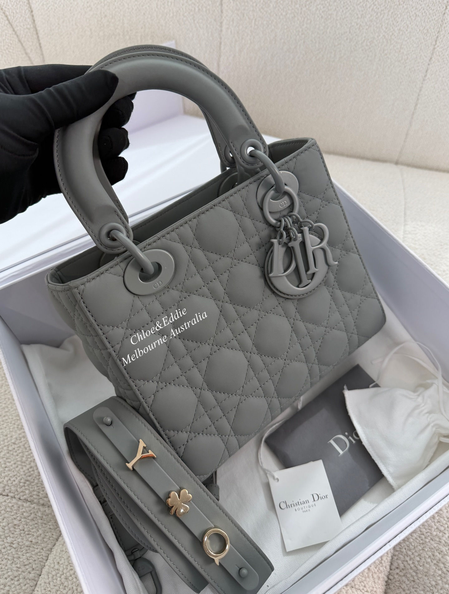 Dior Lady Small Matt Grey (2020)