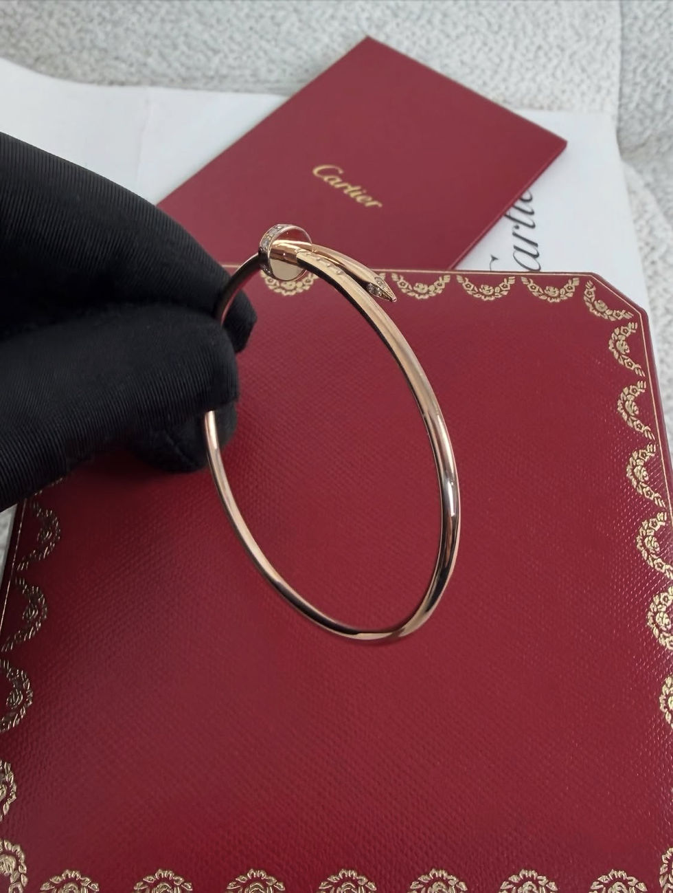 Thumbnail: Cartier Juste Un Clou Bracelet SM Rose Gold With Diamonds Size 17 (2021)