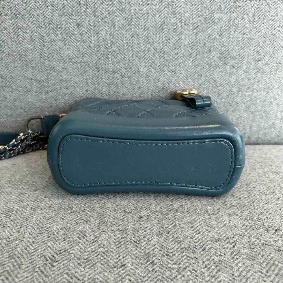 Thumbnail: Chanel Small Gabrielle Misty Blue 25 Series