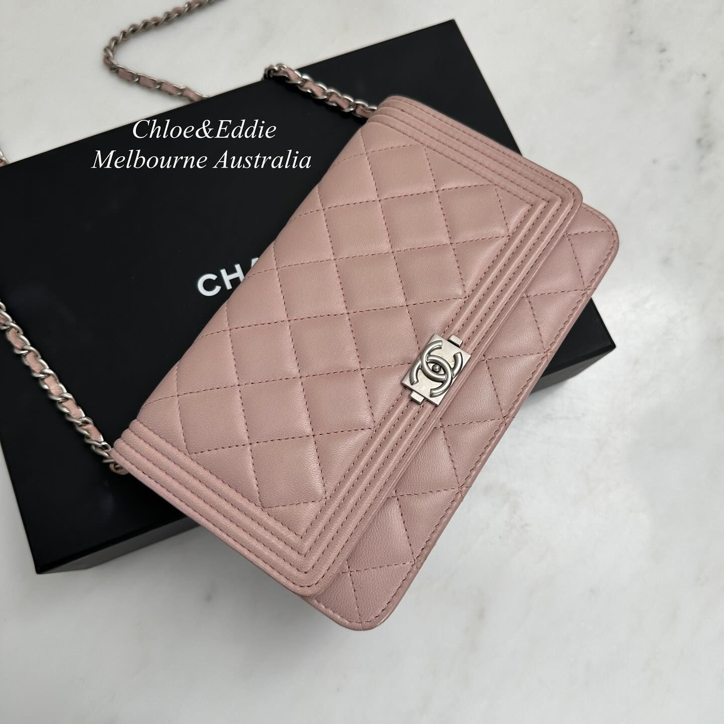 Chanel Boy Wallet On Chain SHW (2018)