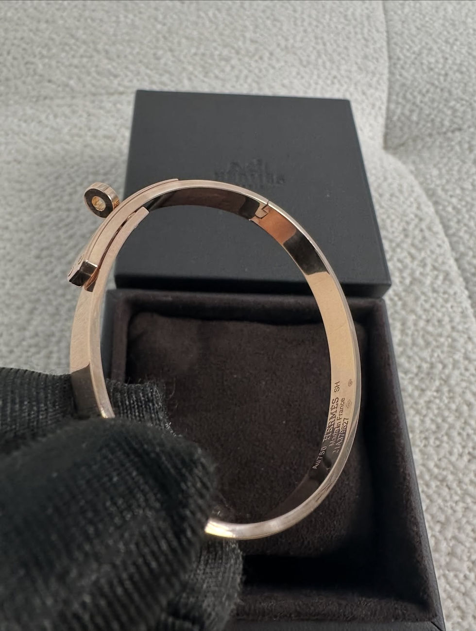 Thumbnail: Hermes Kelly Bracelet SM Model 4 Diamonds