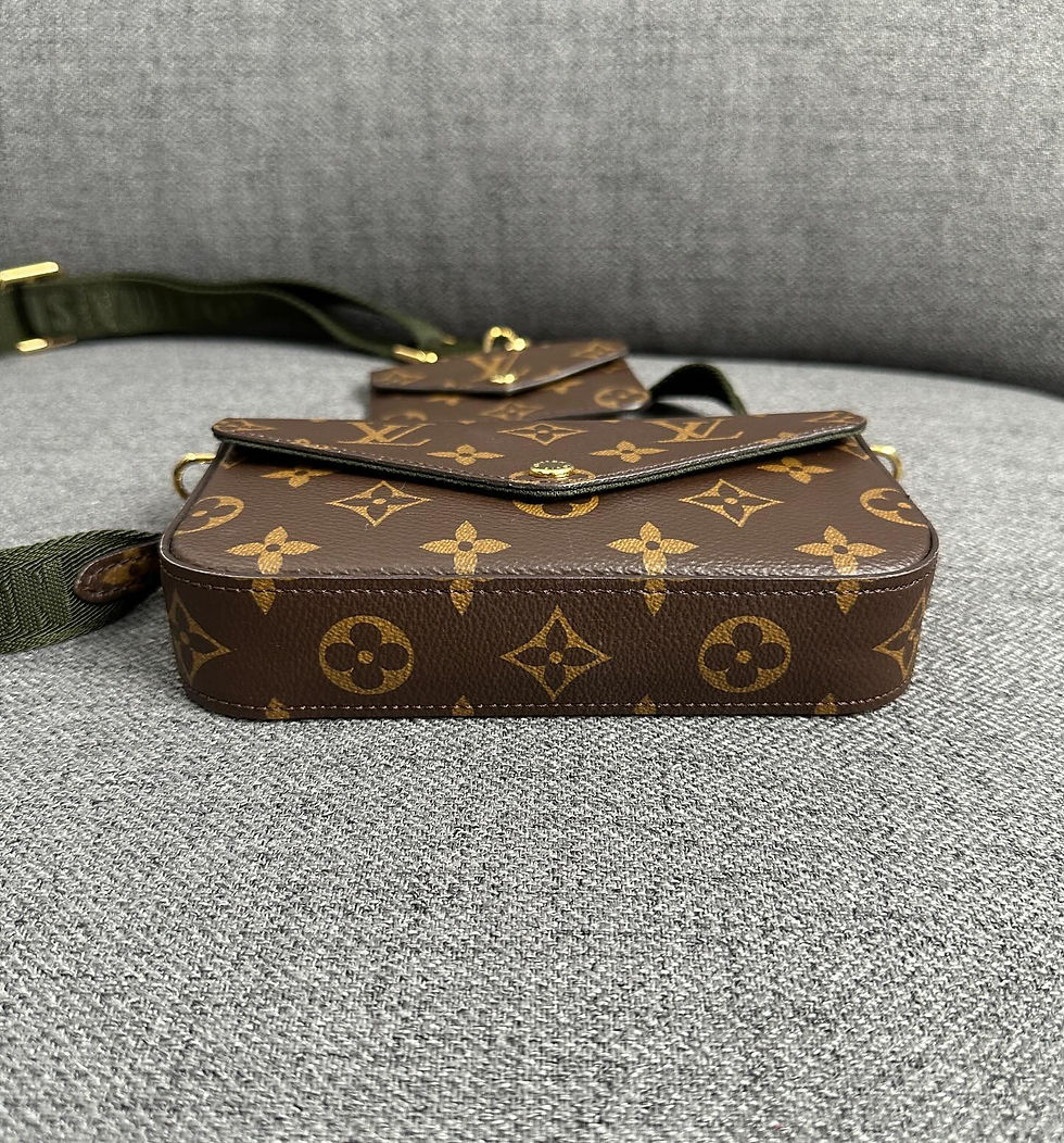 Thumbnail: Louis Vuitton Monogram Felicie Strap Go (Microchip)