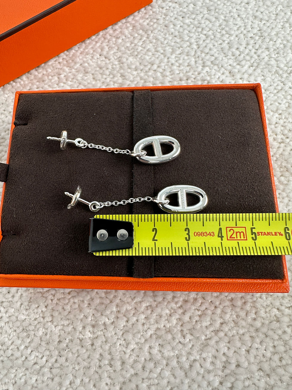 Thumbnail: Hermes Farandole Earrings Medium Model