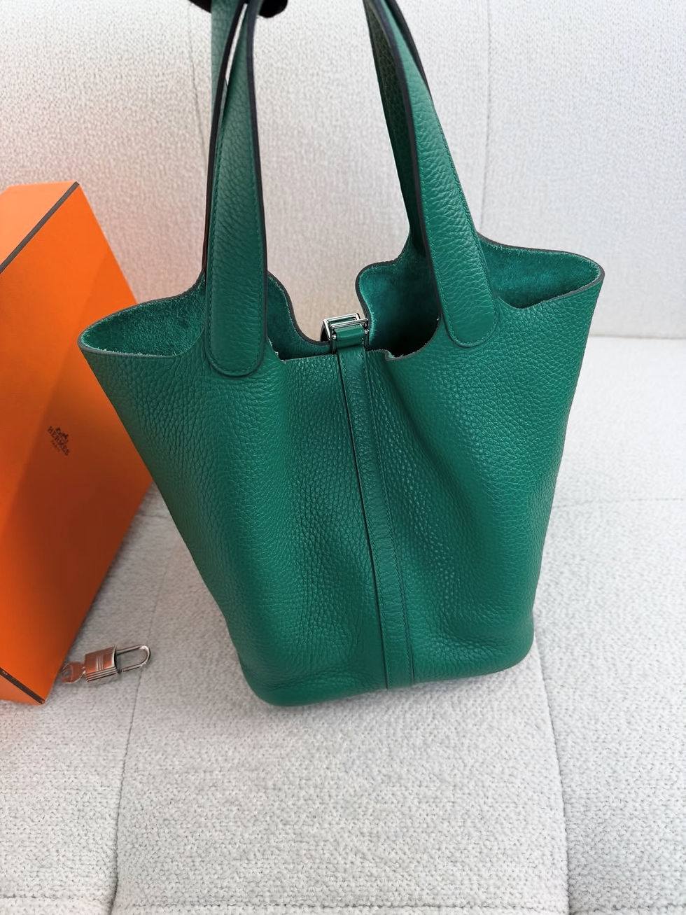Thumbnail: Hermes Picotin 22 Vert Vertigo SHW (2017)