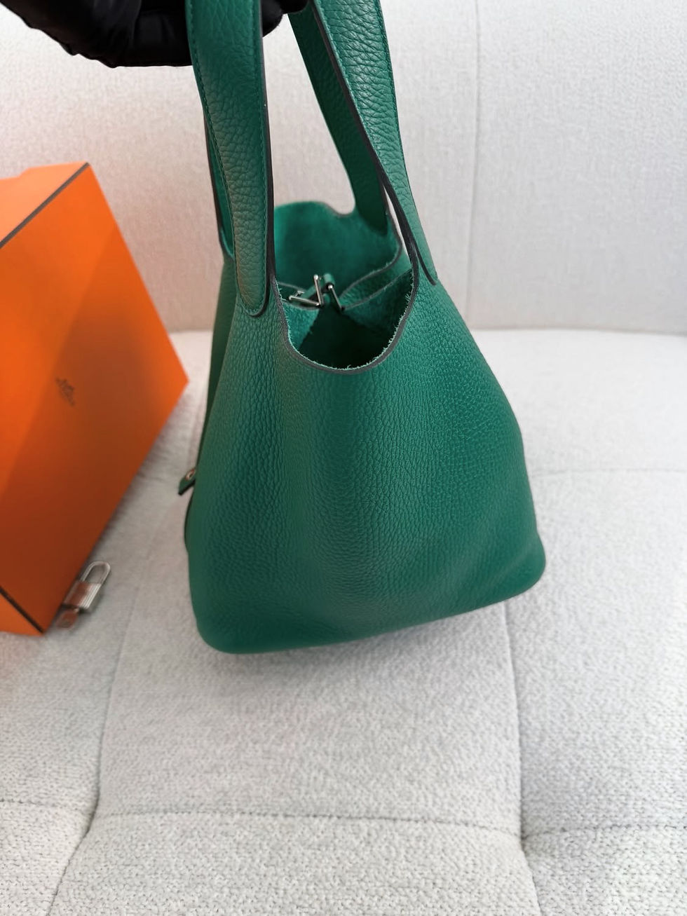 Thumbnail: Hermes Picotin 22 Vert Vertigo SHW (2017)