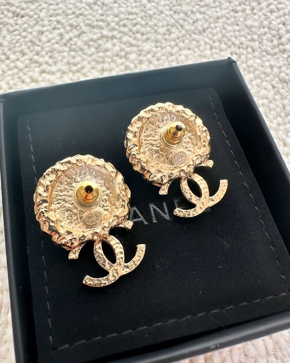 Thumbnail: Chanel CC Earrings Costume Jewelry