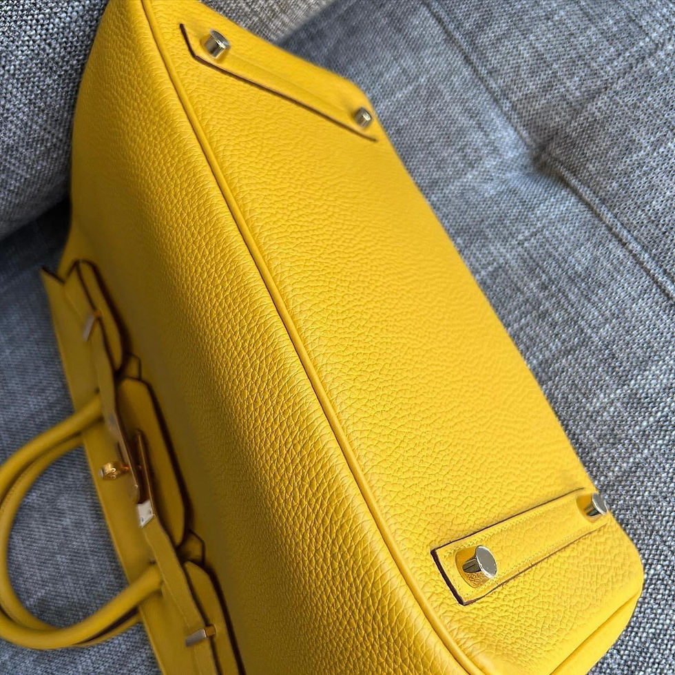 Thumbnail: Hermes Birkin 30 Jaune Amber GHW C Stamp